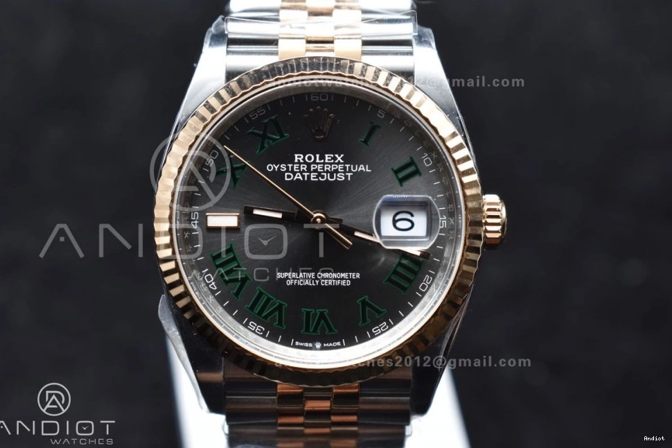 Steel Marker 36 Gray on 567 1:1 904L Jubilee VR Best Edition Roman Green RG Premium DIal Clean 126231 DateJust SS Bracelet 0727